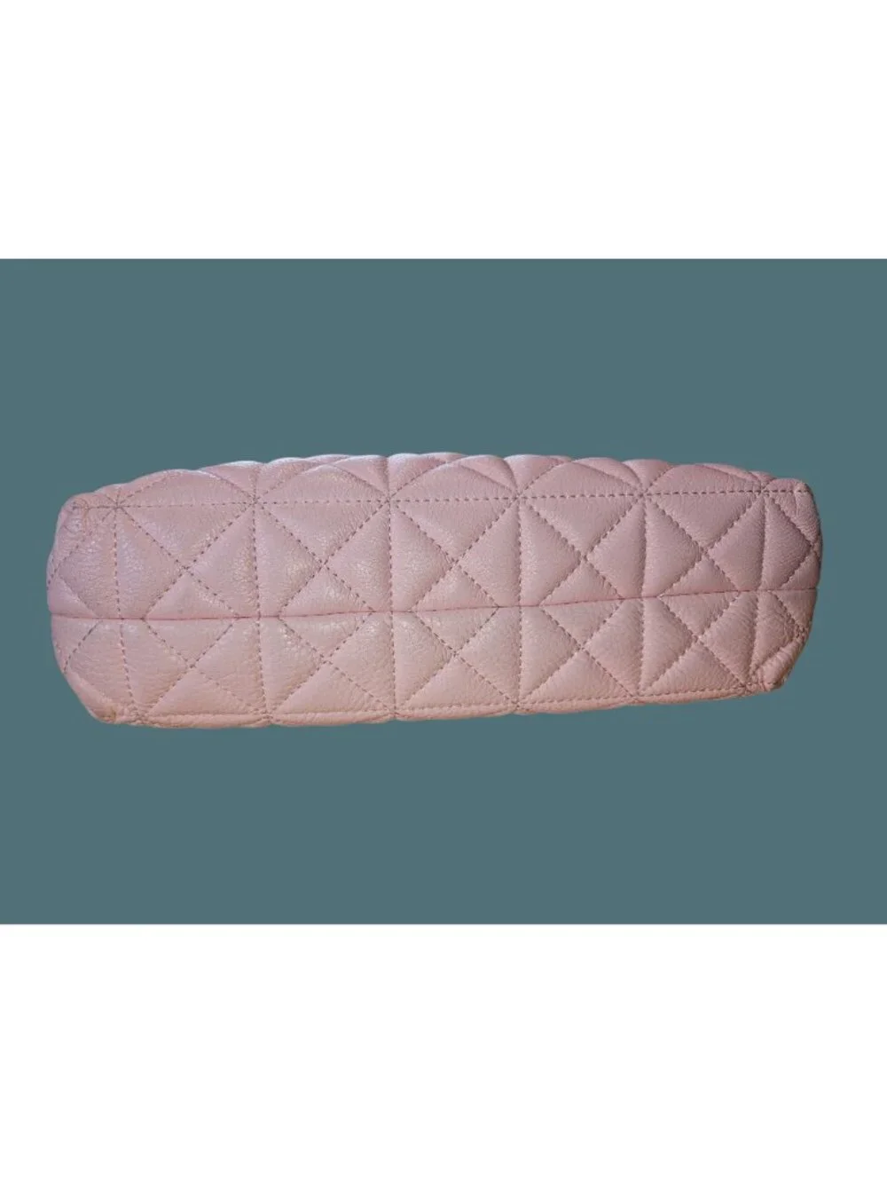 Kate Spade Leather Pink Quilted Classic Feminine Quiet Luxury Shoulder Chain Bag